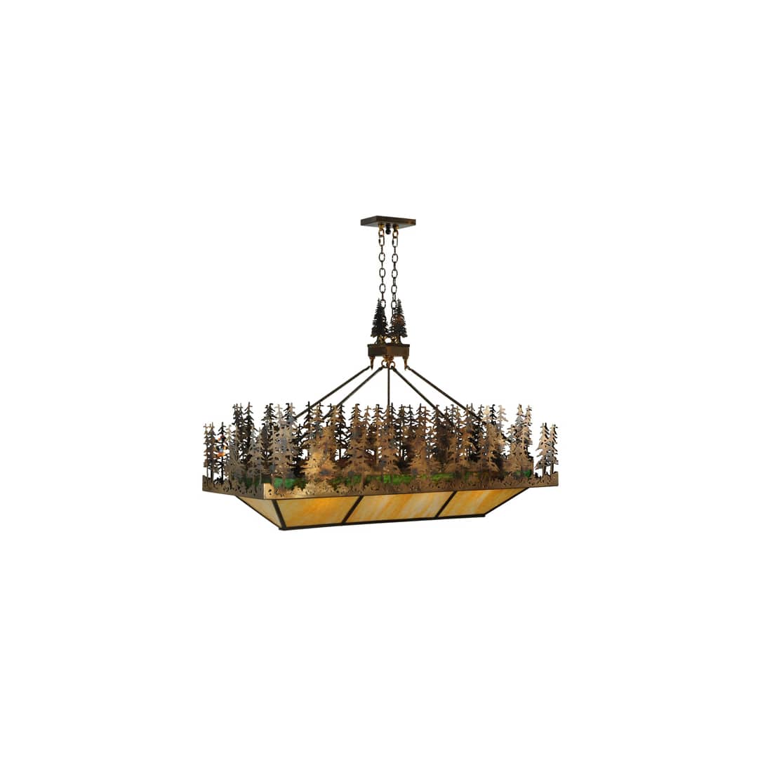 Pine Lake 8 Light 20" Wide Linear Pendant