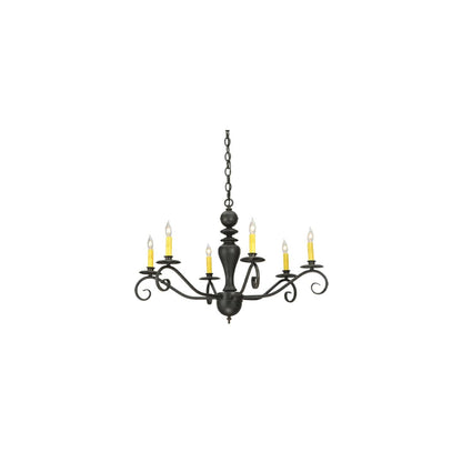 Emory 6 Light 33" Wide Taper Candle Style Chandelier