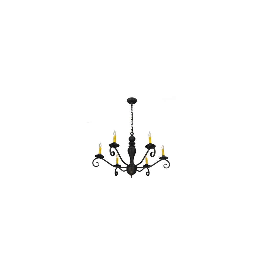 Emory 6 Light 33" Wide Taper Candle Style Chandelier
