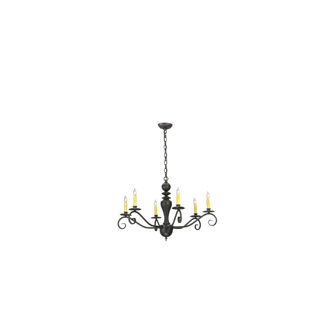 Emory 6 Light 33" Wide Taper Candle Style Chandelier