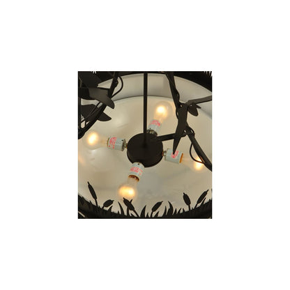 Ducks in Flight 4 Light 24" Wide Pendant