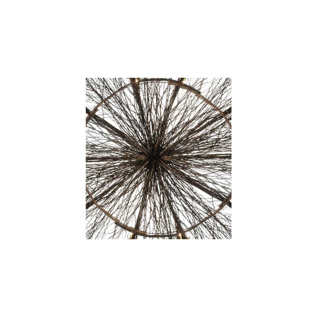 Twigs 10 Light 100" Wide Taper Candle Style Chandelier