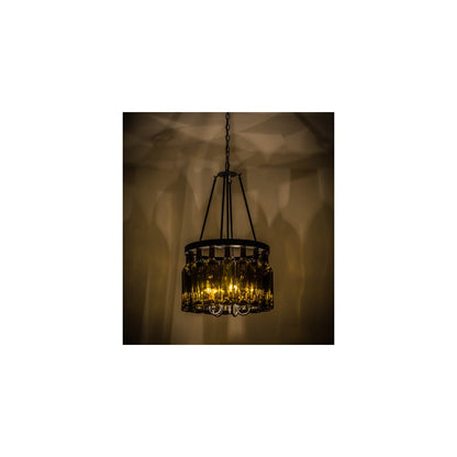 Tuscan Vineyard 5 Light 17" Wide Drum Chandelier