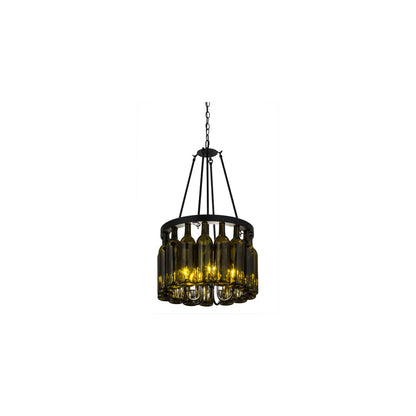 Tuscan Vineyard 5 Light 17" Wide Drum Chandelier