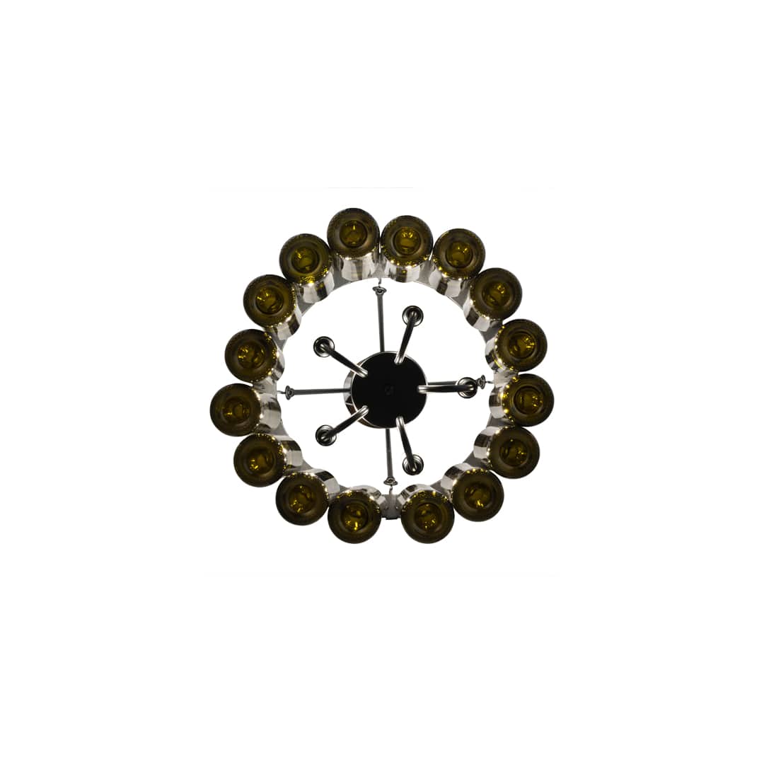 Tuscan Vineyard 5 Light 17" Wide Drum Chandelier