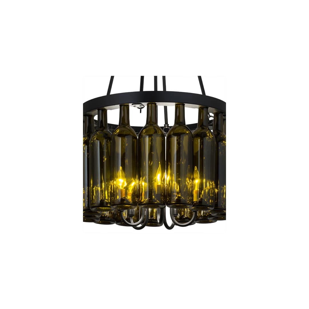 Tuscan Vineyard 5 Light 17" Wide Drum Chandelier