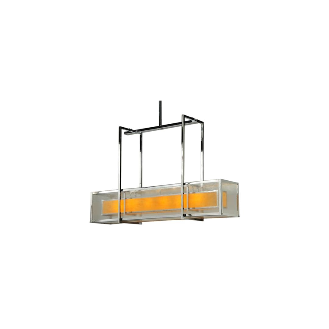 Quadrato 6 Light 13" Wide Linear Pendant