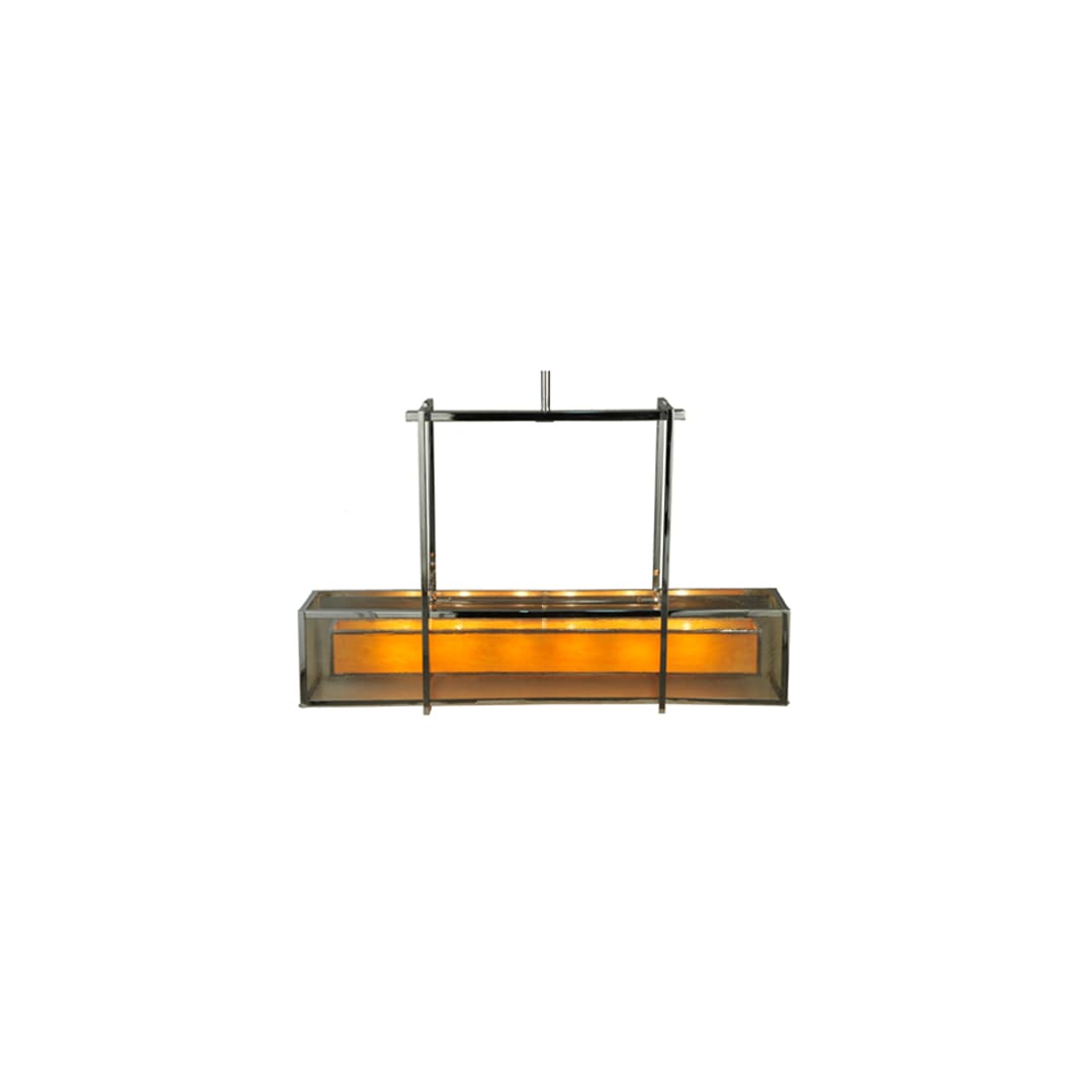 Quadrato 6 Light 13" Wide Linear Pendant