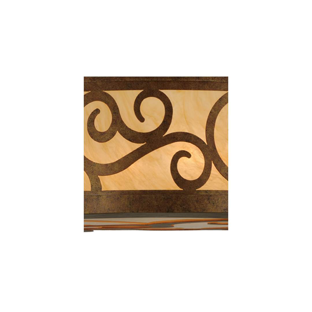 Dean 12 Light 60" Wide Flush Mount Drum Ceiling Fixture