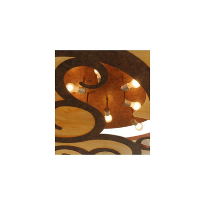 Dean 12 Light 60" Wide Flush Mount Drum Ceiling Fixture