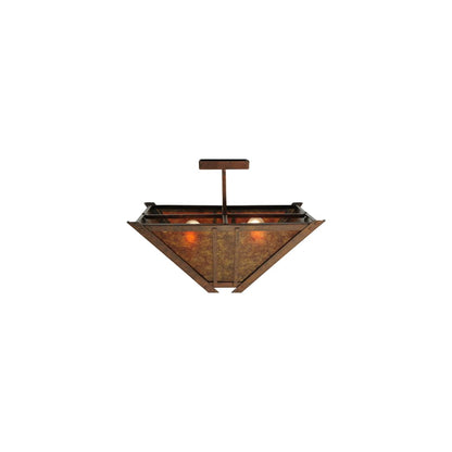 Arta 4 Light 31" Wide Semi-Flush Ceiling Fixture