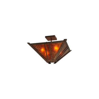 Arta 4 Light 31" Wide Semi-Flush Ceiling Fixture