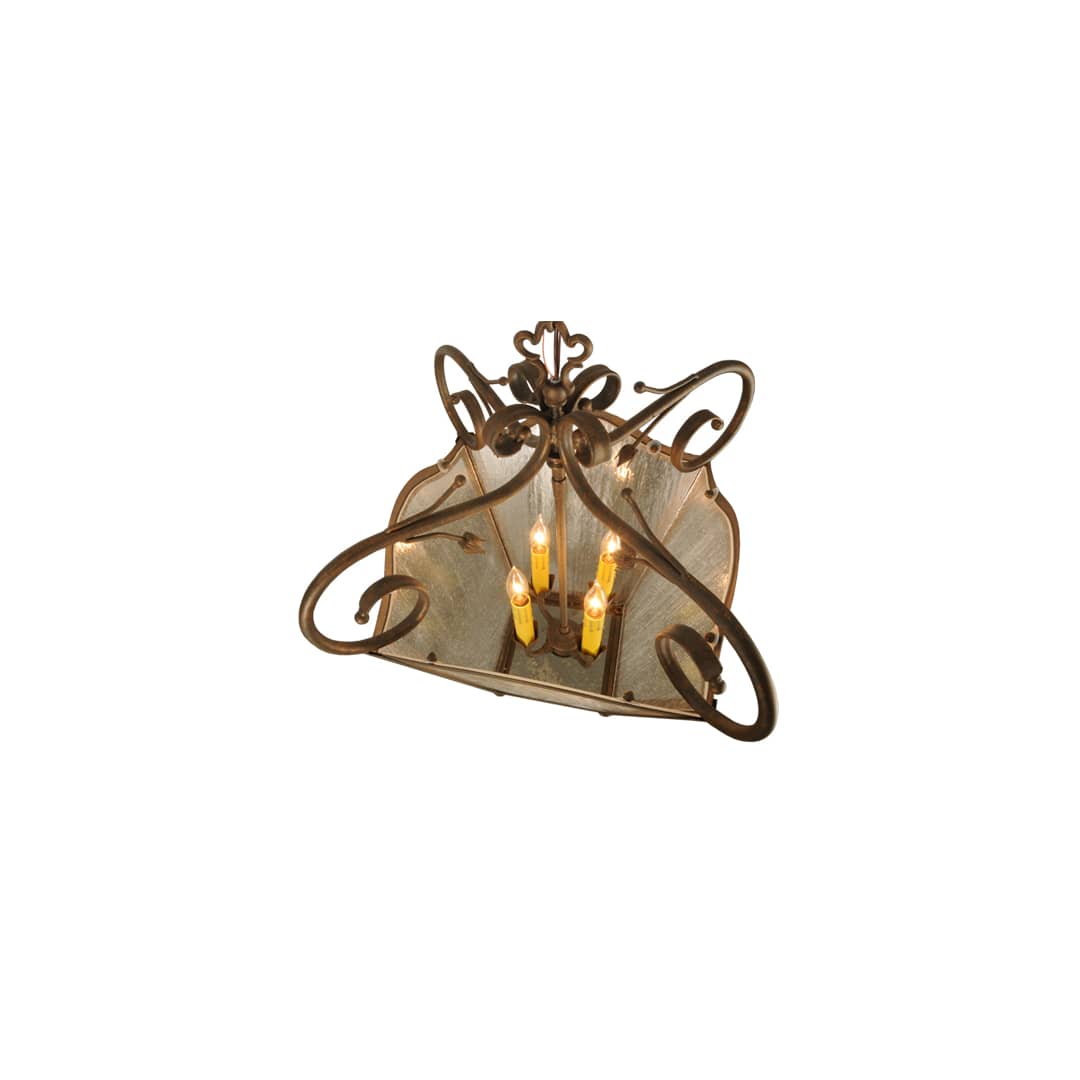 Terena 4 Light 22" Wide Taper Candle Pendant