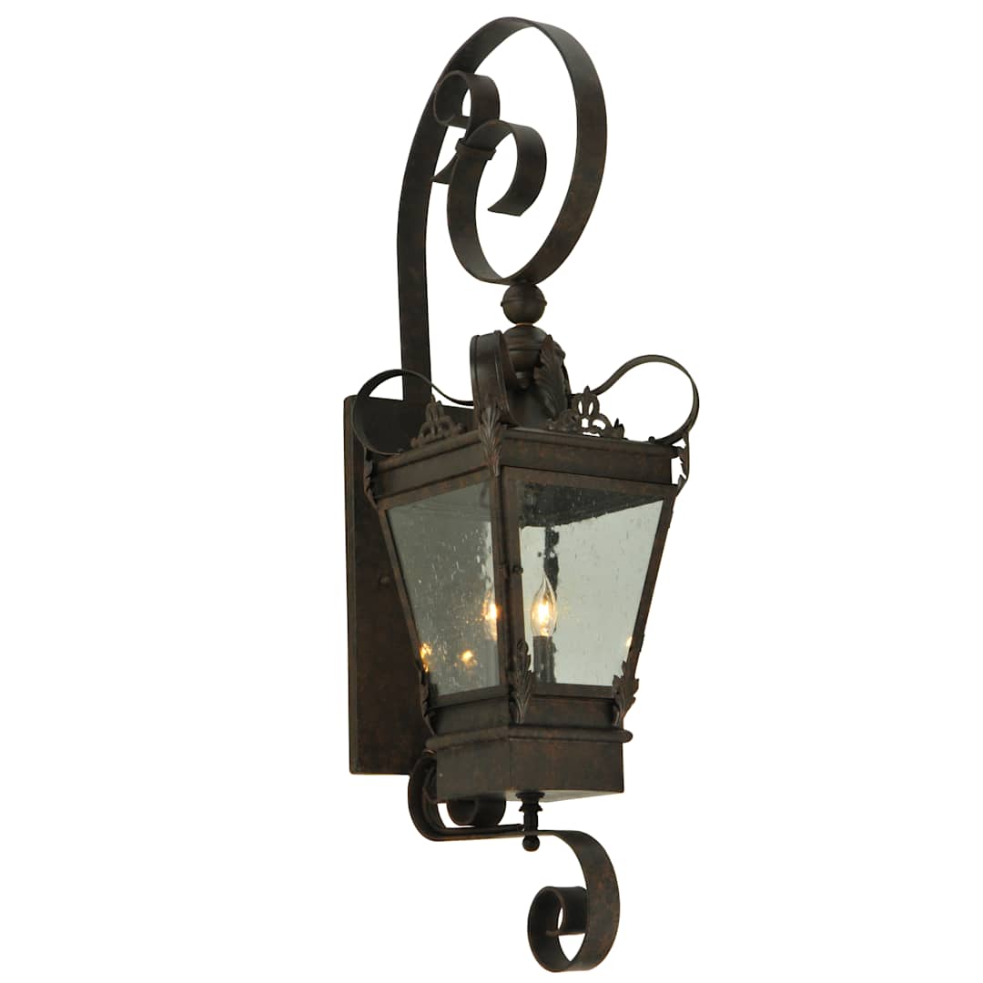 12" W Verona Lantern Wall Sconce