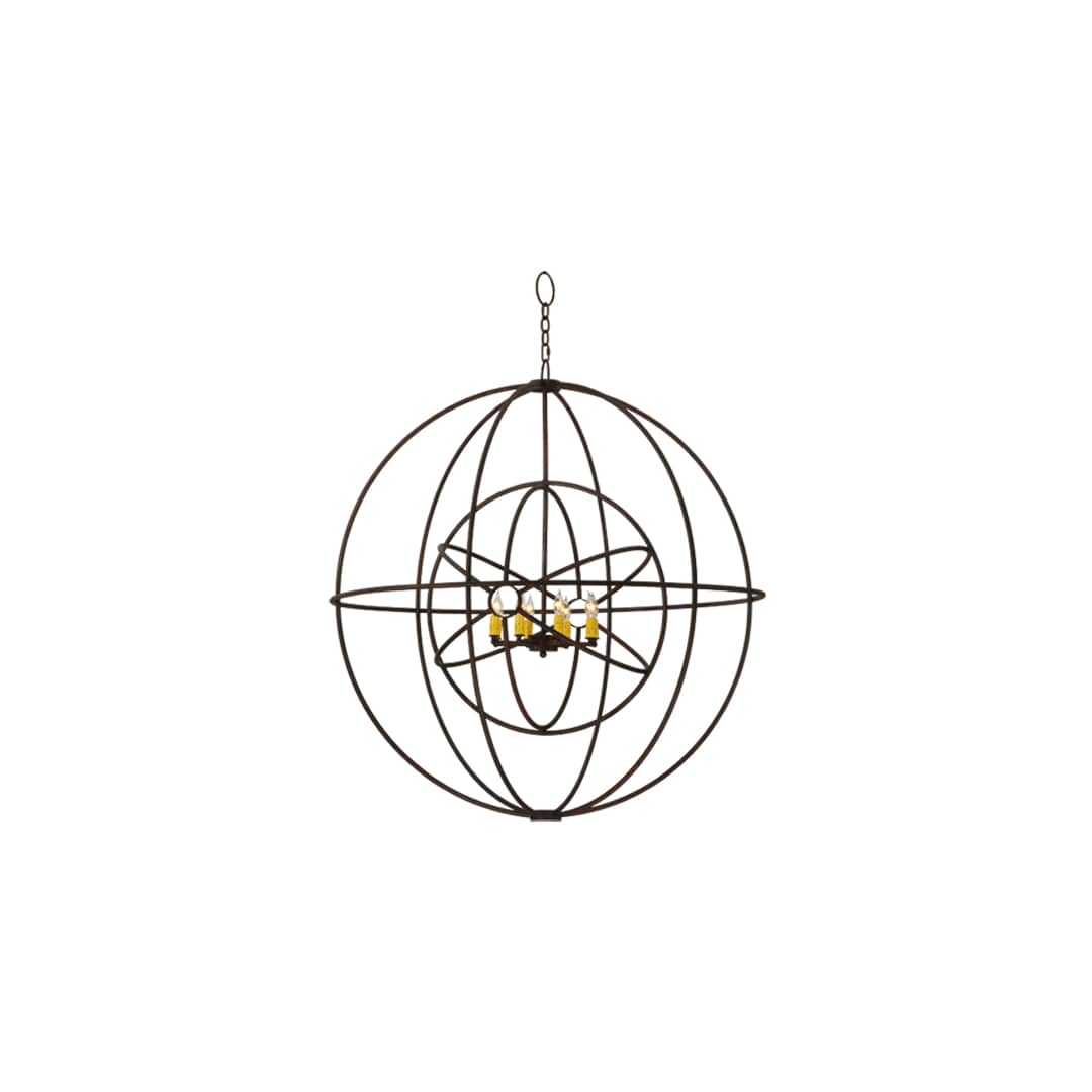 Atom Enerjisi 8 Light 43" Wide Taper Candle Pendant