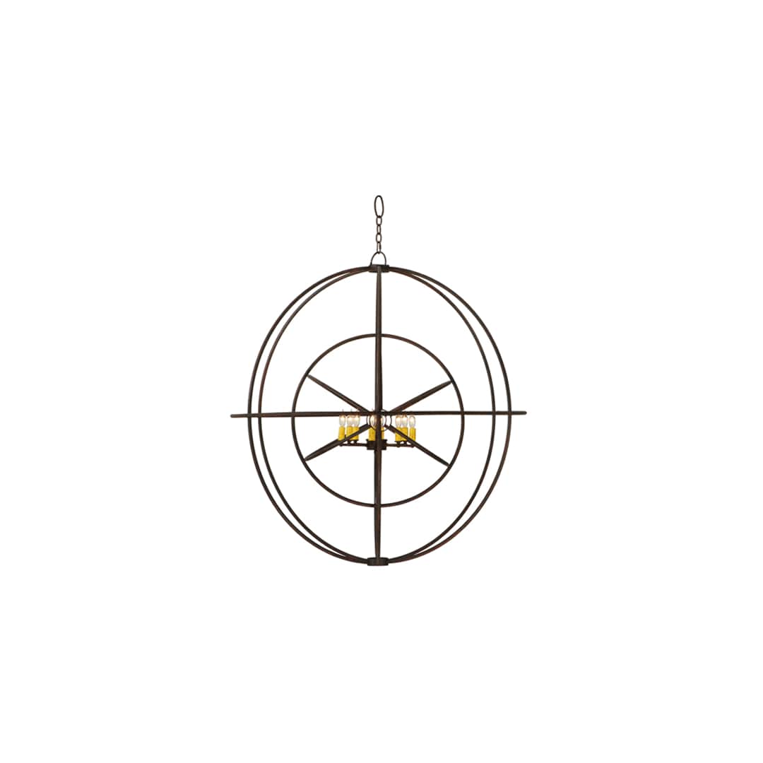 Atom Enerjisi 8 Light 43" Wide Taper Candle Pendant