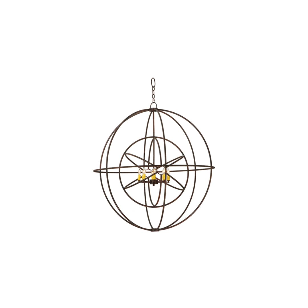 Atom Enerjisi 8 Light 43" Wide Taper Candle Pendant