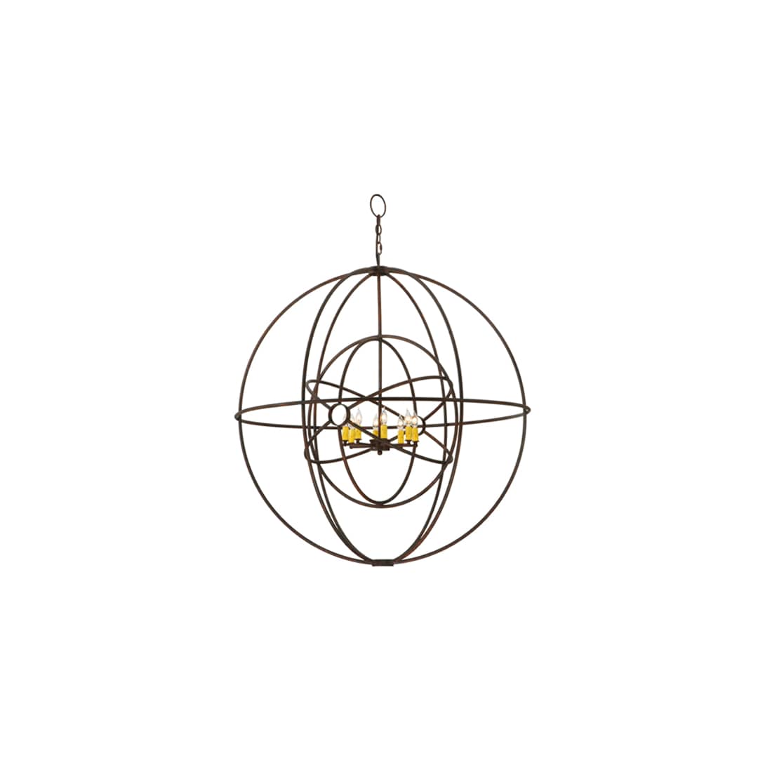 Atom Enerjisi 8 Light 43" Wide Taper Candle Pendant