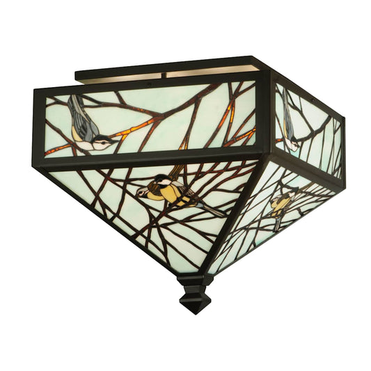 20.5" Square Backyard Friends Flush Mount Ceiling Fixture