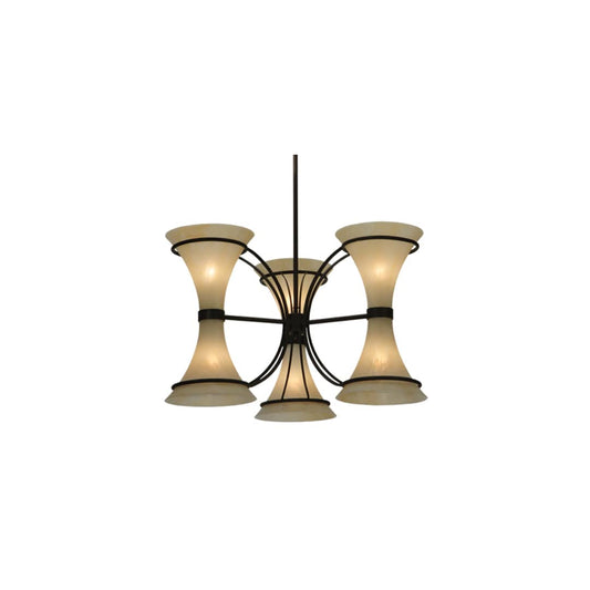 Chronos 6 Light 30" Wide Chandelier - Classic Rust Finish