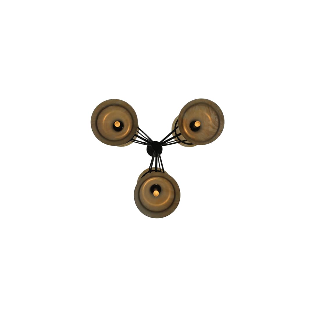 Chronos 6 Light 30" Wide Chandelier - Classic Rust Finish