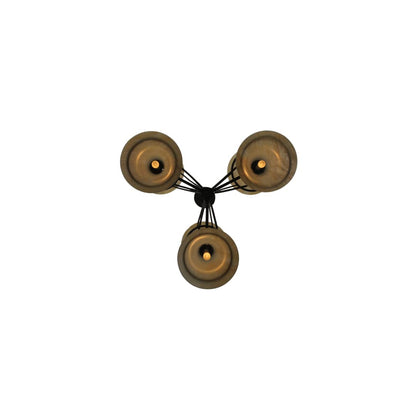 Chronos 6 Light 30" Wide Chandelier - Classic Rust Finish