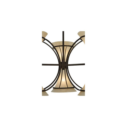 Chronos 6 Light 30" Wide Chandelier - Classic Rust Finish