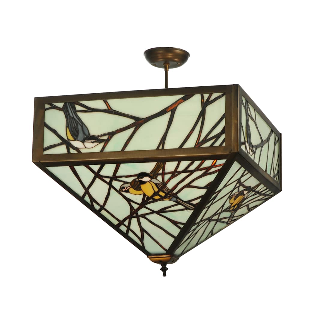 21" Square Backyard Friends Semi-Flushmount Ceiling Fixture