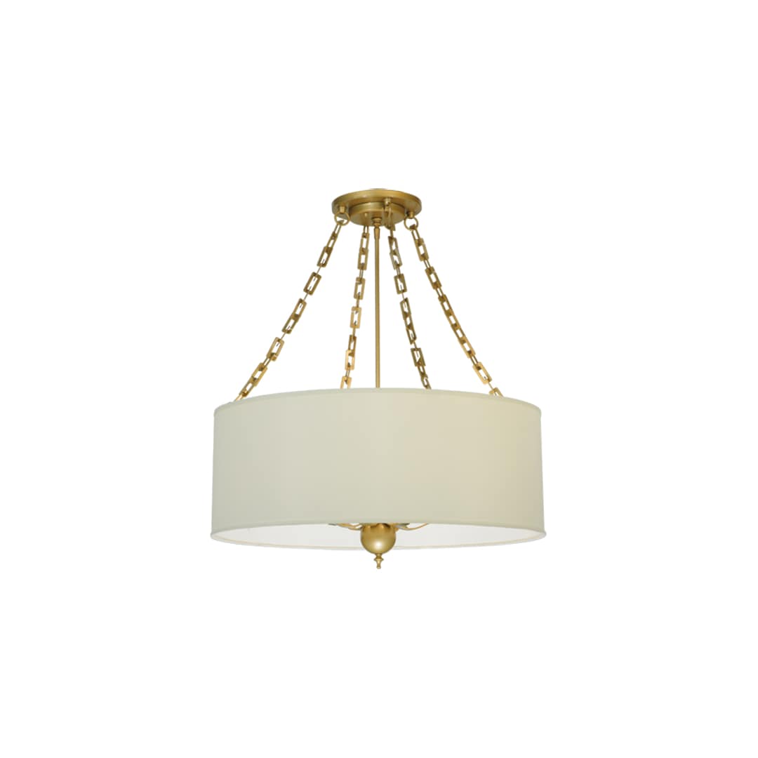 Cilindro Eggshell 6 Light 28" Wide Suspension Pendant