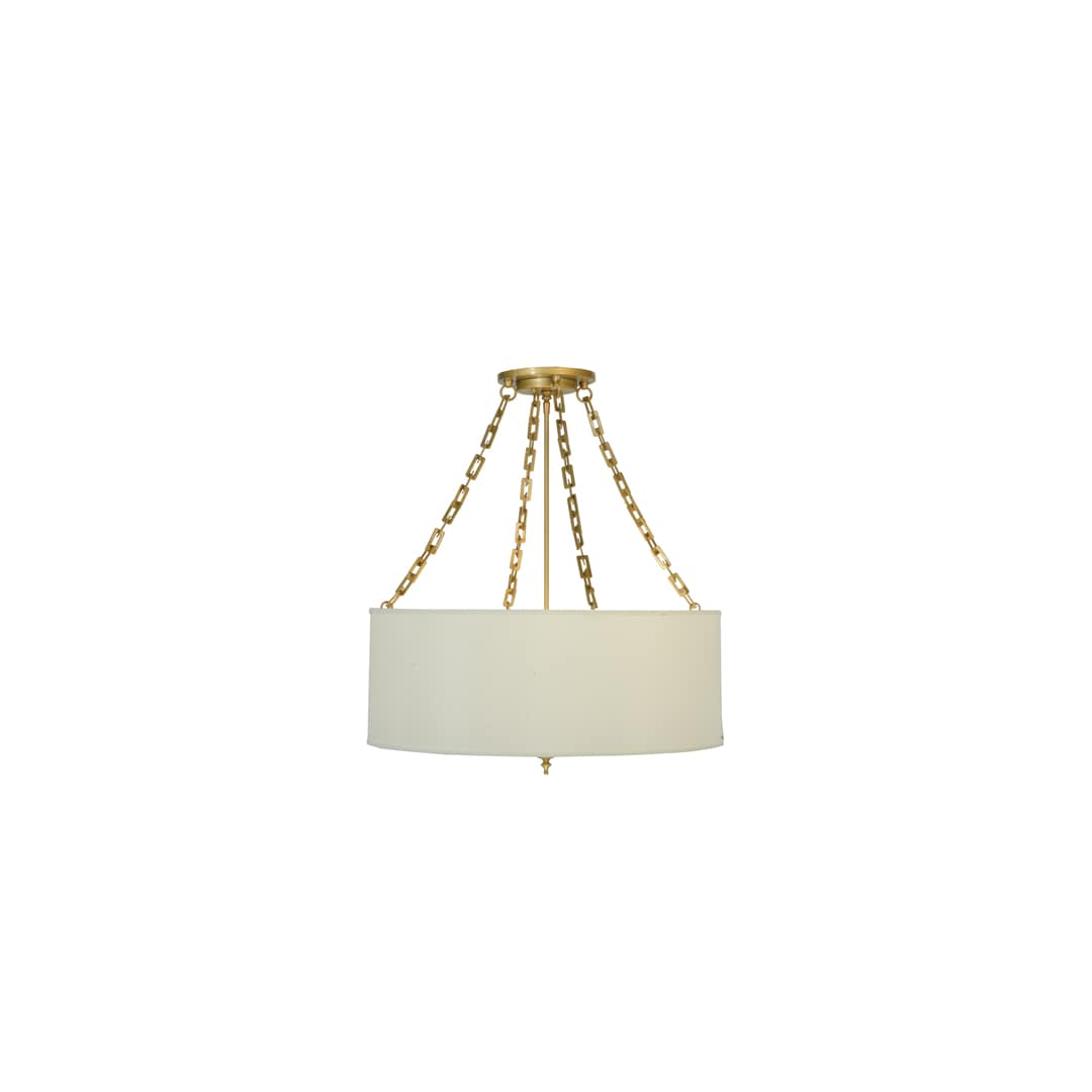 Cilindro Eggshell 6 Light 28" Wide Suspension Pendant