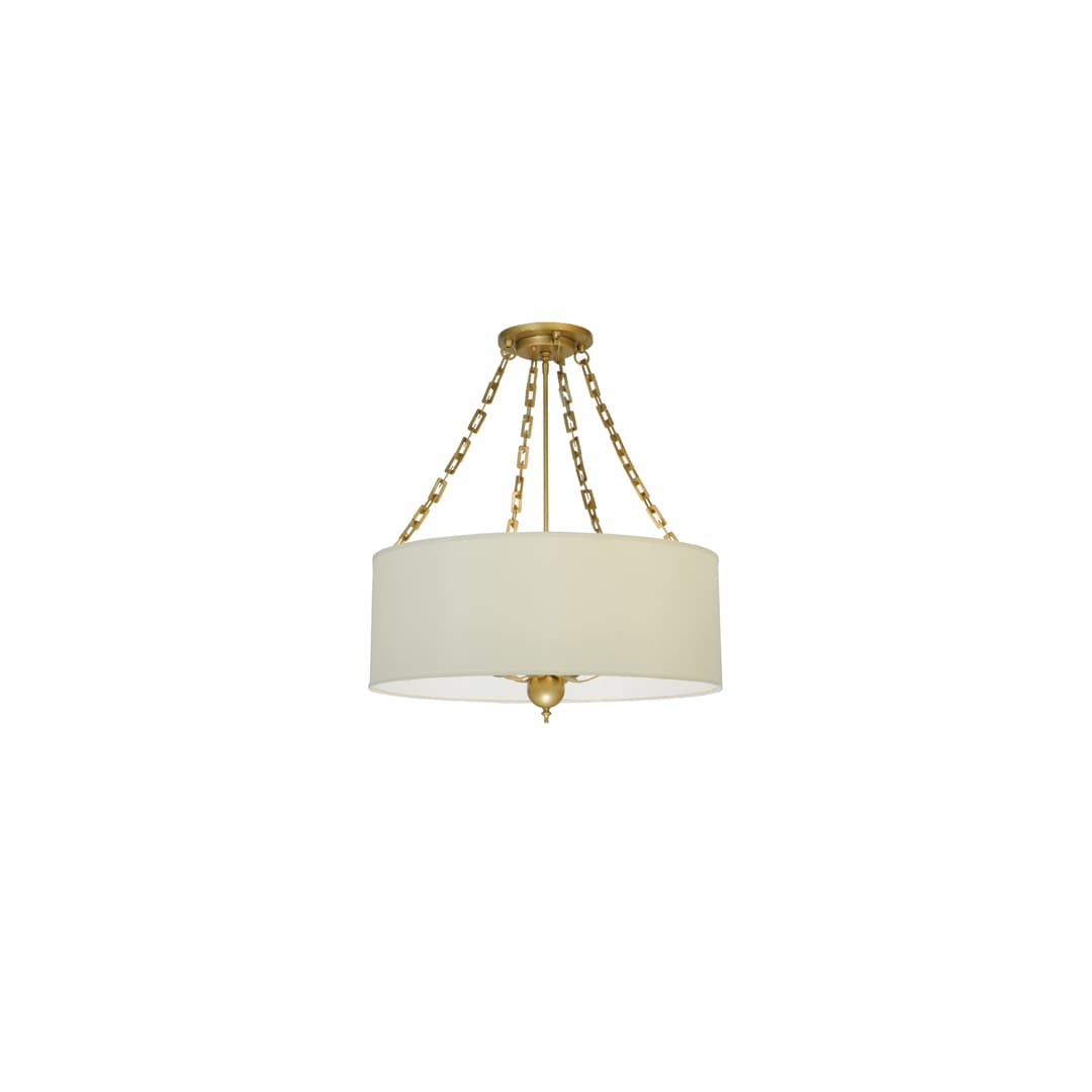 Cilindro Eggshell 6 Light 28" Wide Suspension Pendant