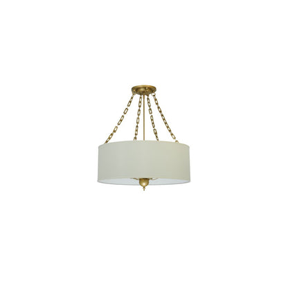 Cilindro Eggshell 6 Light 28" Wide Suspension Pendant