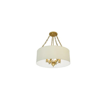 Cilindro Eggshell 6 Light 28" Wide Suspension Pendant