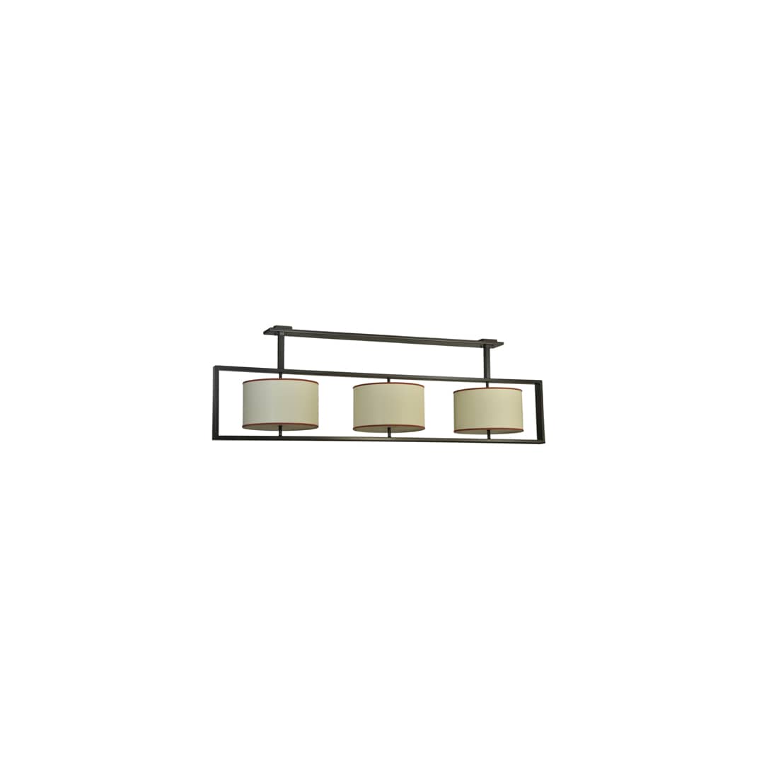 Farm Table 6 Light 20" Wide Linear Pendant