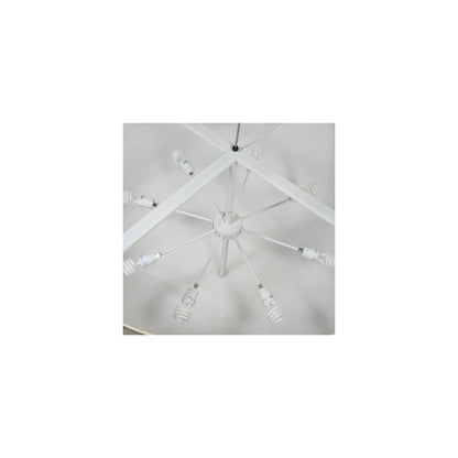 Cilindro Natural 8 Light 48" Wide Suspension Pendant