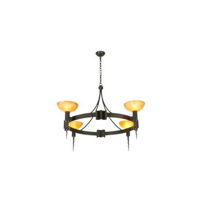 Kuberic 4 Light 49" Wide Chandelier