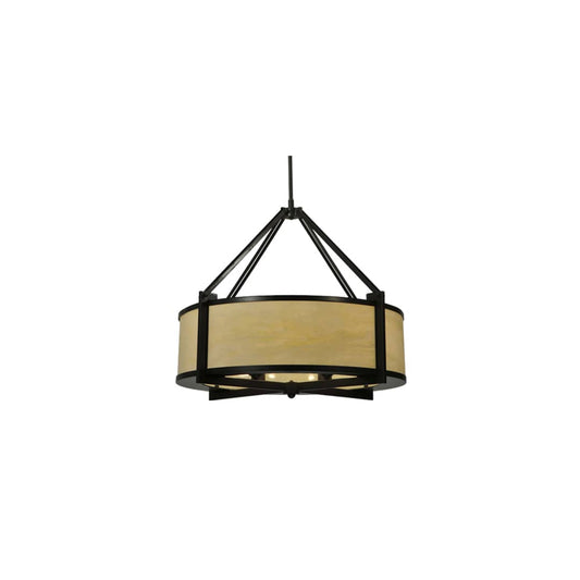 Cross Hatch 4 Light 30" Wide Pendant