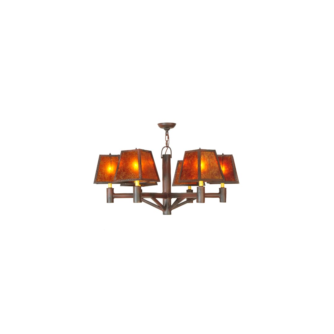 Rocky Mountain 6 Light 40" Wide Chandelier