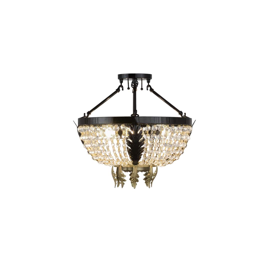 Chrisanne 3 Light 16" Wide Semi-Flush Bowl Ceiling Fixture