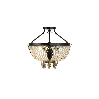 Chrisanne 3 Light 16" Wide Semi-Flush Bowl Ceiling Fixture