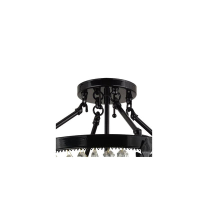 Chrisanne 3 Light 16" Wide Semi-Flush Bowl Ceiling Fixture