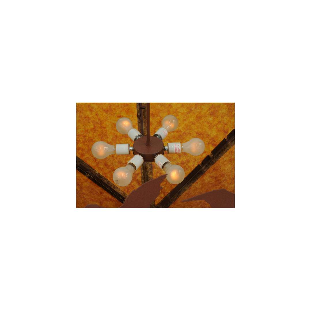 Ducks in Flight 6 Light 42" Wide Pendant