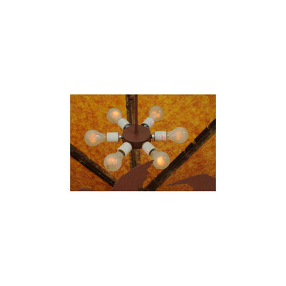 Ducks in Flight 6 Light 42" Wide Pendant