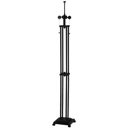 Abilene 2 Light 56" Tall Hand-Crafted Floor Lamp with Stained Glass