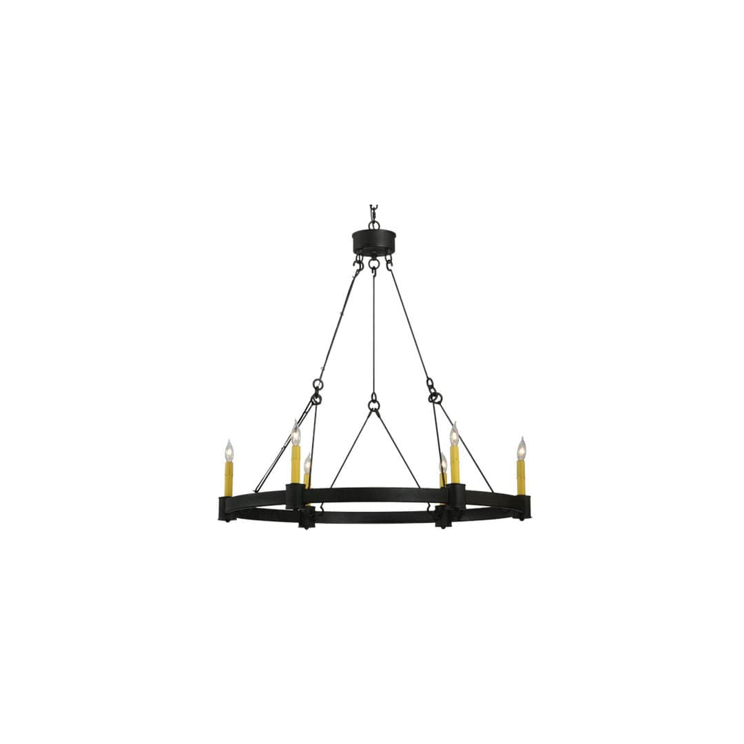 Kenosha 6 Light 36" Wide Taper Candle Style Chandelier