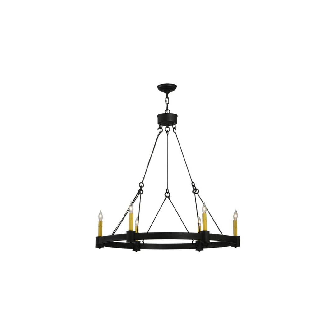 Kenosha 6 Light 36" Wide Taper Candle Style Chandelier