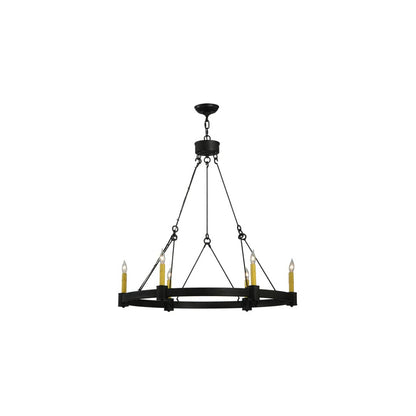 Kenosha 6 Light 36" Wide Taper Candle Style Chandelier