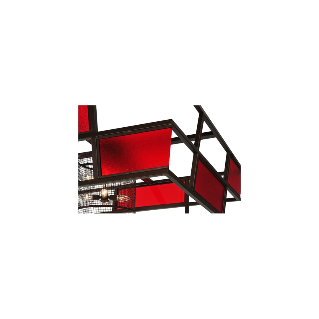 Tavern 8 Light 85" Wide Semi-Flush Ceiling Fixture