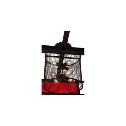 Tavern 8 Light 85" Wide Semi-Flush Ceiling Fixture