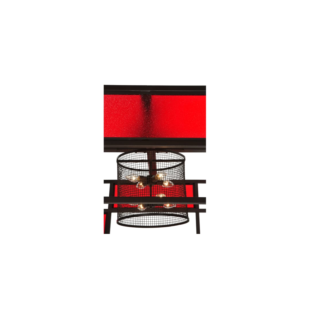 Tavern 8 Light 85" Wide Semi-Flush Ceiling Fixture